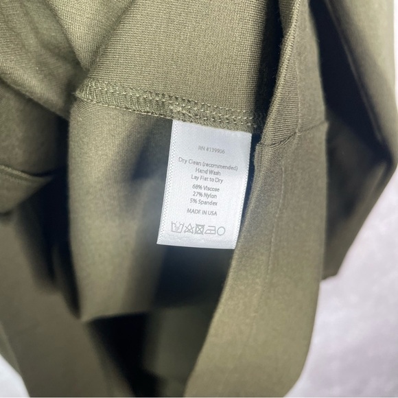 Ripley Rader Ponte Knit Hooded Jacket In Green Women's Size 2 Small - Picture 3 of 4